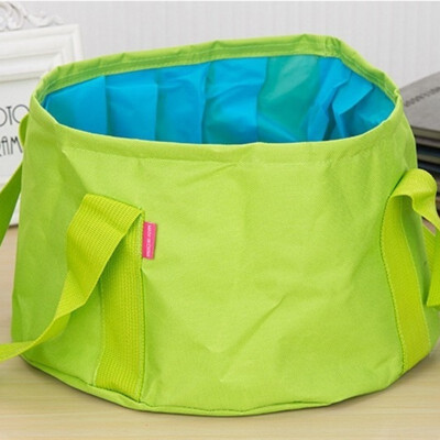 

125L Ultra portable folding basin foot soaking basin wash bucket outdoor travel camping fishing can be filled with hot water