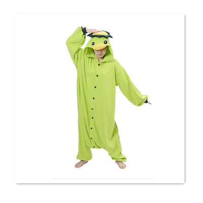 

2018 sexy pajamas hooded flannel home pajamas female cute cartoon pajamas winter adult black chicken