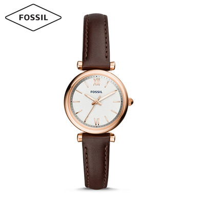 

Fossil watches European&American fashion simple waterproof quartz womens watch ladies fashion fashion watch college wind gold shell small dial belt ES4472