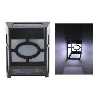 

Wall Mount Fence Lights Solar Powered 2 LED Light Sensor Waterproof Outdoor Garden Path Yard Deck Patio Spot Lamp Landscape Lighti