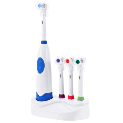 

Electric Toothbrush with 4 Brush Heads Oral Hygiene Dental Care Accessories