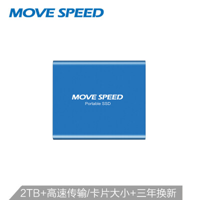 

MOVE SPEED 2TB Type-c USB31 Mobile Hard Drive Solid State PSSD Read Speed Up to 500MBS Mini Metal Portable Drop P5