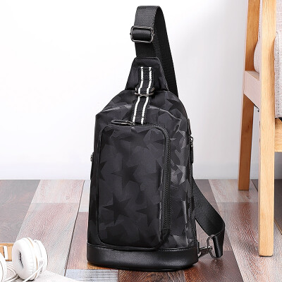 

Golf GOLF chest bag mens fashion camouflage shoulder bag Messenger bag large capacity multi-function outdoor leisure sports mens bag D9BV52995S black