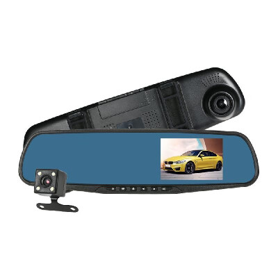 

KKmoon 4 1080P FHD Dual Lens Car DVR Rear View Dash Cam Video Camera Recorder