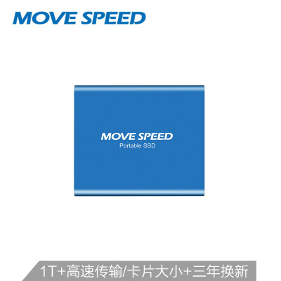 

MOVE SPEED 1TB Type-c USB31 Mobile Hard Drive Solid State PSSD Read Speed Up to 500MBS Mini Metal Portable Drop P5