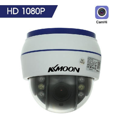 

KKmoon HD 1080P Wireless WIFI Dome PTZ IP Camera 28-12mm Auto-focus Support P2P Phone APP with TF Card Slot Surveillance CCTV Sec