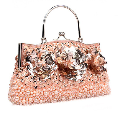 

National Flower Evening Bag for Women Small Laides Handbags Shoulder Bag Crossbody Bag Purse for Party Wedding