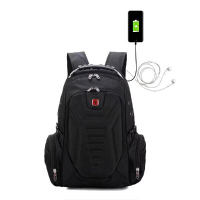 

2018 New New Military Army Multifunction 156inch Laptop Bag Backpack External USB Charge Schoolbag Black