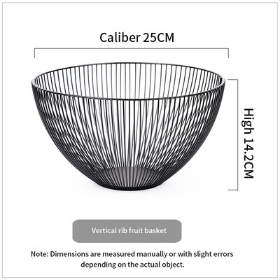 

NeillieN Metal Fruit Basket Tieyi Fruit Plate Snack Basket Vegetable Drainage Basket Nordic Home Receiving Products