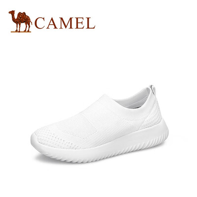 

Camel CAMEL ladies casual breathable fabric sets of feet round head casual shoes A912266150 white 40