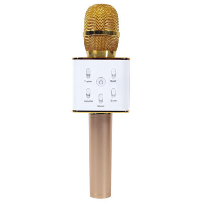 

Portable Wireless Karaoke KTV Microphone Mic Handheld Condenser Microphone with Wireless Bluetooth Speaker Singing Stere
