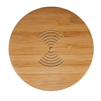 

Popular Qi 5W Bamboo Wireless Charger for Iphone