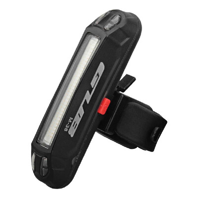 

100LM Bike Rear Light USB Rechargeable LED Taillight Night Cycling Warning Light 7 Lighting Effects