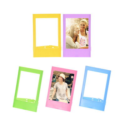 

Andoer 3" Mini Plastic Table Photo Frame for Fujifilm Instax mini 8 7s 90 25 50s 9 SP-1 SP-2 Film 5 Pack 5 Colors