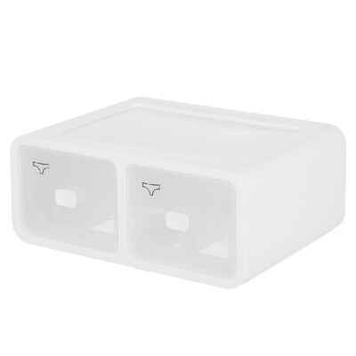 

Drawer Box Bras Underwear Socks Stackable Holder Multifunctional Storage Box Cabinet Plastic Container Household Organizer Cloth D