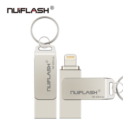 

USB Flash Drive For iPhone X877 Plus66s5SEipad 2 IN 1 Pen Drive Memory Stick 16GB 32GB 64GB 128GB Pendrive usb 20
