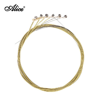 

Alice AW430-L Light Acoustic Guitar Strings Set Steel Strings for 36inch - 42inch Acoustic Guitars Pack of 6PCS
