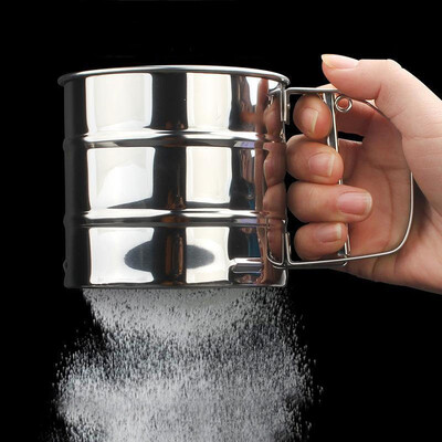

DIHE Hand Flour Sifter Stainless Steel Fine Filter