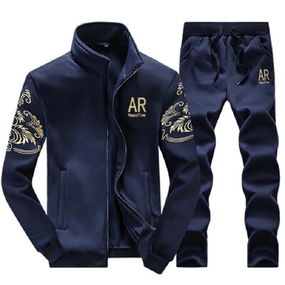 

New Arrival Mens Fashion Suit Baseball Uniform 2 Pieces SweaterPant Sporty Leisure Suit1 Size Bigger than your normally wear