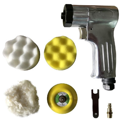 

3 Inches Polishing 90 Degree Air Sander Pneumatic Polisher Machine Grinder Polishing Tool AT216-3 14" Inlet