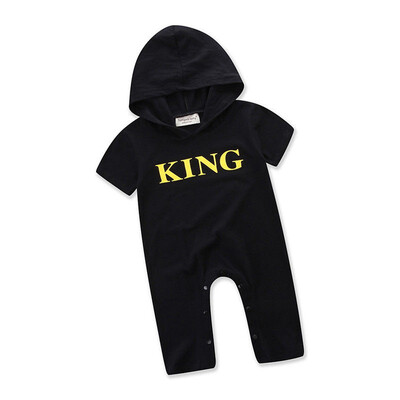 

Toddler Newborn Infant Baby Boys Girls Kids King Romper Jumpsuit Bodysuit Clothes Outfits