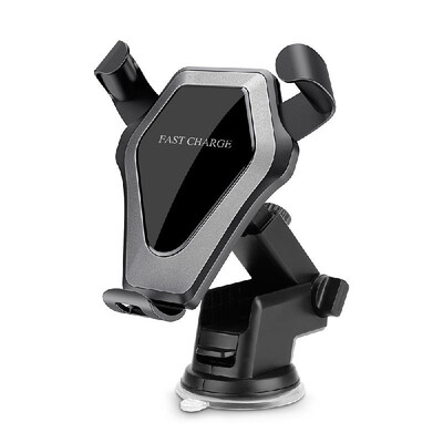 

Qi Standard Car Wireless Charger Stand Gravity Dashboard Windshield Car Mount Air Vent Phone Holder Cradle Suction Mount Fast Wire