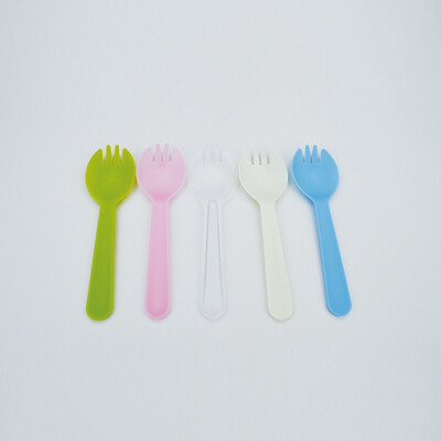 

JINLILAI Separately packed spoon fork Disposable tableware Cake fork Fruit fork Birthday supplies Knife&fork 6787
