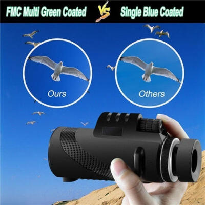 

Mini Telescope Eyepiece Monocular Telescope Waterproof 40x60 High Power BAK4 Prism With Tripod Camera