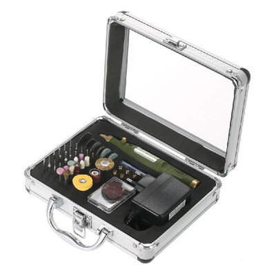 

Multi-functional Mini Electric Grinder Variable Speed Rotary Tool&Accessories Kit Electric Drill Grinding Milling Engraving Po