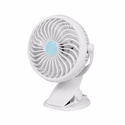 

Mini Desk Fan Portable Handheld Clip on Fan Powered by Rechargeable Batterynot included or USB for Baby Stroller Car Laptop Tabl