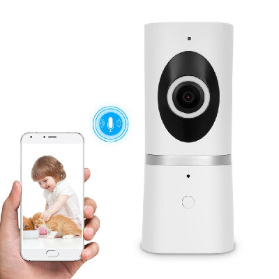 

HD 720P Megapixels 185 Degree Wireless WiFi Network IP Camera 144mm Lens 2-way Talk Night View Support TF Card Record Support Act