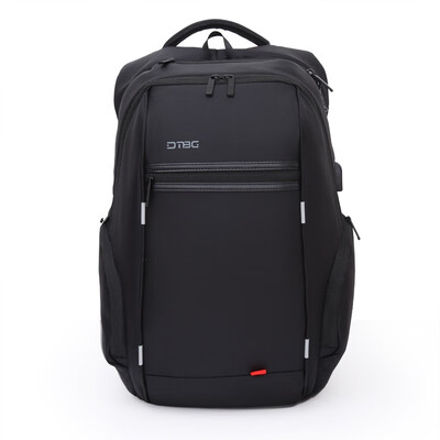 

DTBG backpack multifunctional business leisure computer bag USB charging large capacity black bag notebook bag
