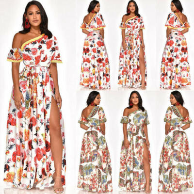 

Women Summer Boho Short Maxi Dress Evening Cocktail Party Beach Dresses Sundress