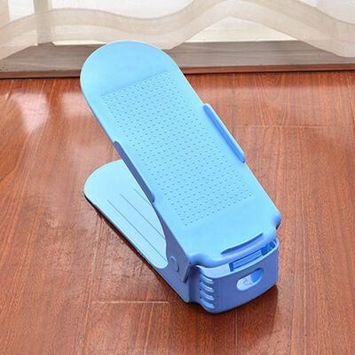 

Creative Plastic Shoes Rack Organizer Space - Saving Storage Adjustable Durable