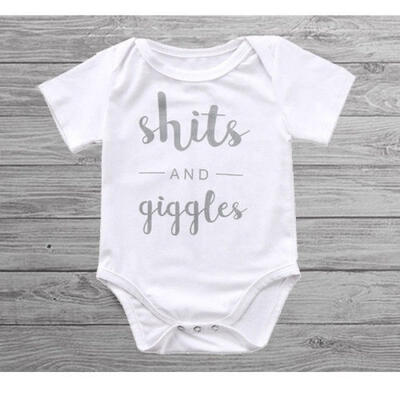 

Funny Baby Clothes Newborn to 18M Baby Boy Girl Romper Bodysuit Outfit Summer