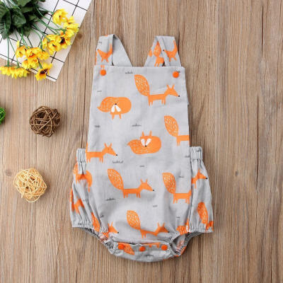 

Newborn Infant Baby Girl Boy Fox Romper Bodysuit Jumpsuit Outfit Sunsuit Clothes