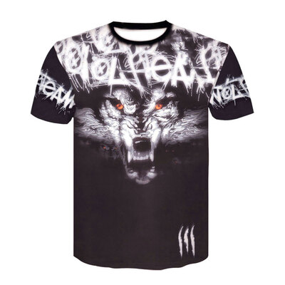 

Men\s 3D Summer Short-Sleeved Digital Print T-Shirt