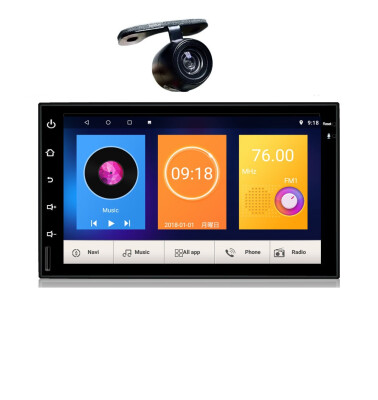 

Henhaoro 7" Android Car Stereo Gps Navigation Touch Screen Radio No DVD 2 DIN Resolution 1024x600 Head unit