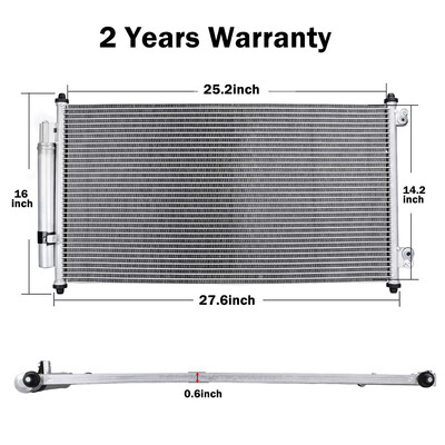 

3669 AC Condenser For 2008-2015 Honda Accord Crosstour replacement
