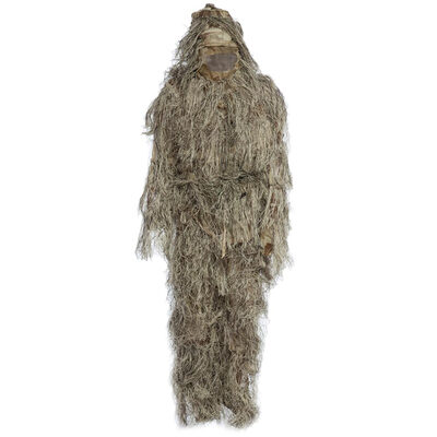 

4 Pieces Hunting Woodland Camo Sniper Ghillie Suit Tactical Camouflage Clothing