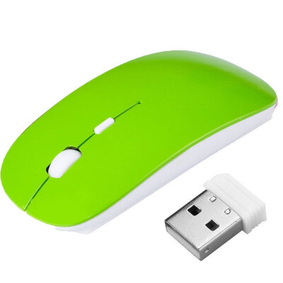 

Slim 24GHz Portable Optical Wireless Mouse USB Receiver for Laptop PC USB Mice