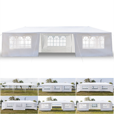 

Canopy Tent 3 x 9m Seven Sides Portable Home Use Waterproof Tent with Spiral Tubes Wedding Tent