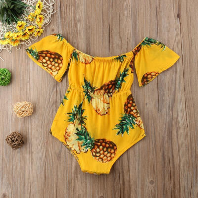 

FashionToddler Baby Girl Boy Kid Off Shoulder Romper Jumpsuit Bodysuit Clothes Sunsuits