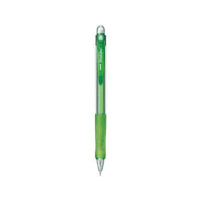 

Japan Mitsubishi Uni M5-100 activity pencil 05mm student automatic pencil rubber hand grip transparent color rod with rubber erasable pen green