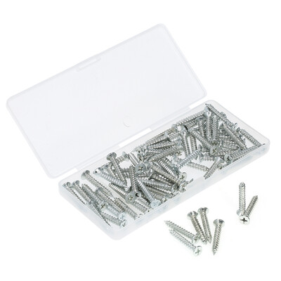 

250g M5 Self-tapping Flat Head Screws Kit Wood Screws Kit Phillips Wood Countersunk Head Cross Wood Screws Countersunk Flat Philli
