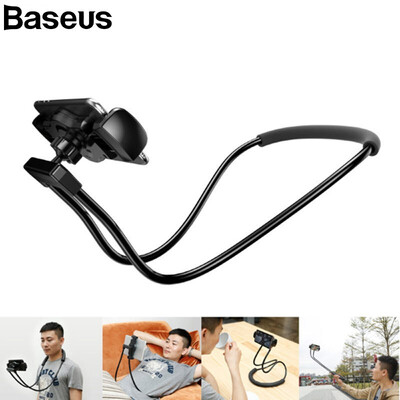 

Baseus Phone Holder Neck Hang Layzer Mobile Phone Holder size for 40-10 inch Phones PD