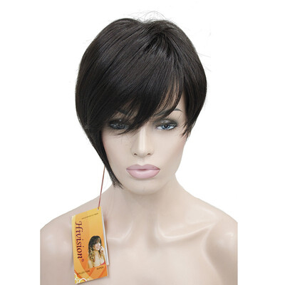 

StrongBeauty Short Soft Asymmetrical Brown Blonde Mix Wig heat freindy Full wig COLOUR CHOICES
