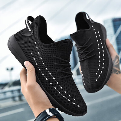 

2018 star net red with the fall new mens outdoor breathable casual shoes Korean version of the trend of hiking shoes