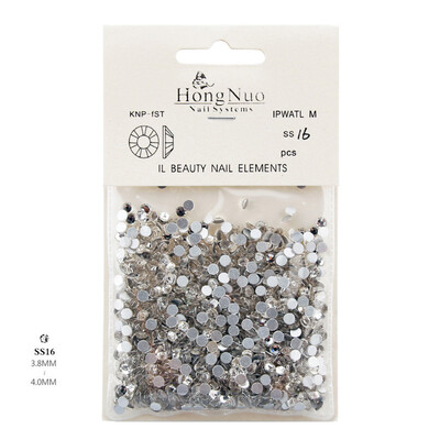 

Toponeto 1440pcs Pcs Nail Art Rhinestones Glitter Diamond Gems 3D Tips DIY Decoration