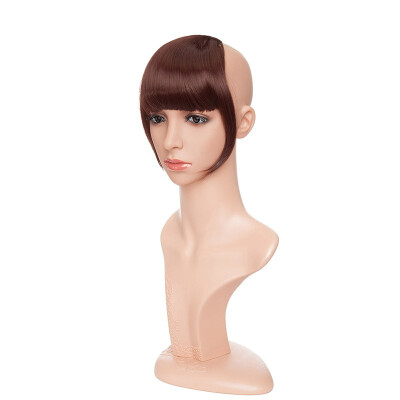 

Hair Bangs Clip in Hair Extensions Front Neat Bang Fringe One Piece Striaght Hairpiece Accessories